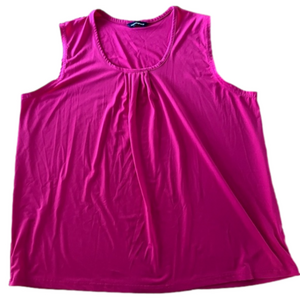 Penningtons Plus pink tank top 1X